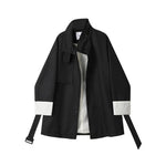 Classic Button-Up Trench Coat with Belt