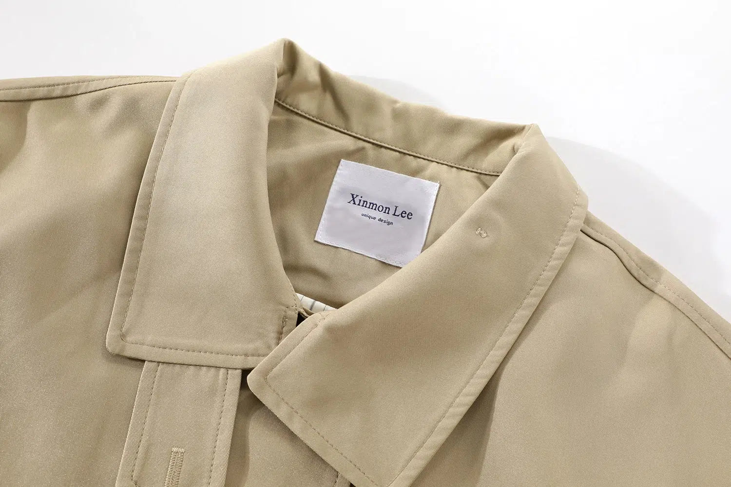 Classic Button-Up Trench Coat with Belt