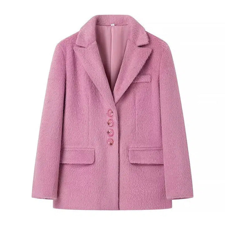 Classic Button Woolen Coat