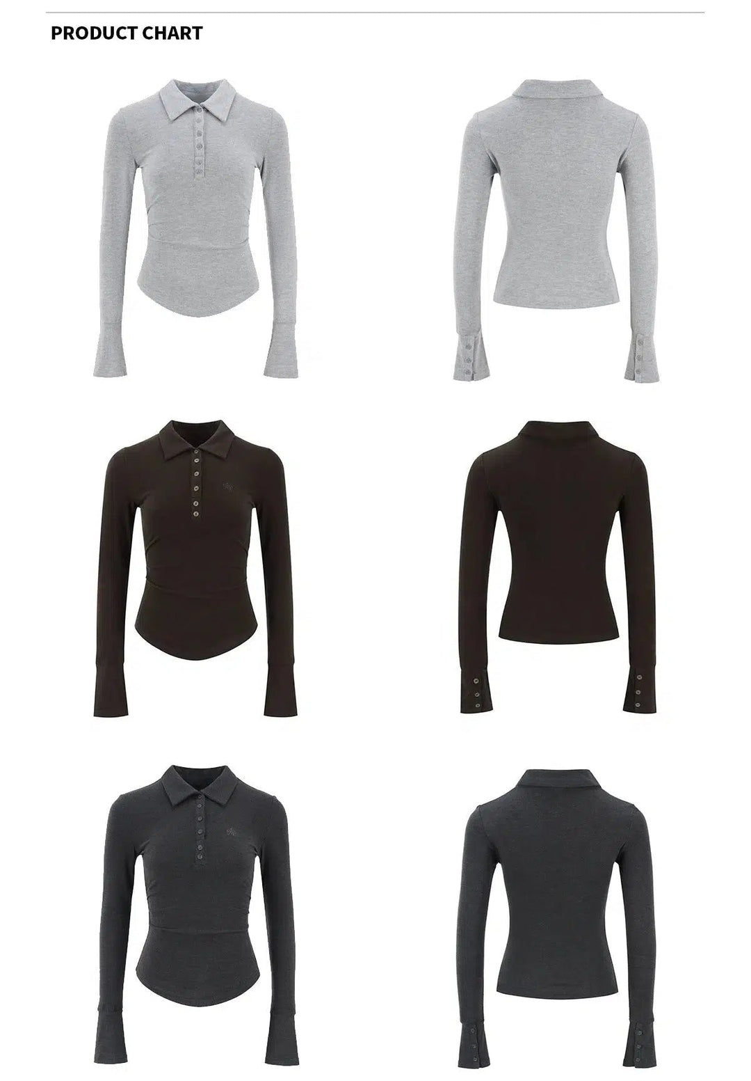 Classic Fit Collared Pullover with Button Detail