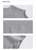 Classic Fitted Turtleneck Short Sleeve Pullover