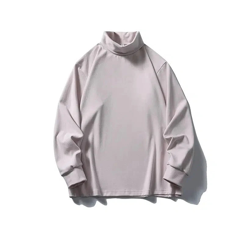 Classic High-Neck Long Sleeve T-Shirts