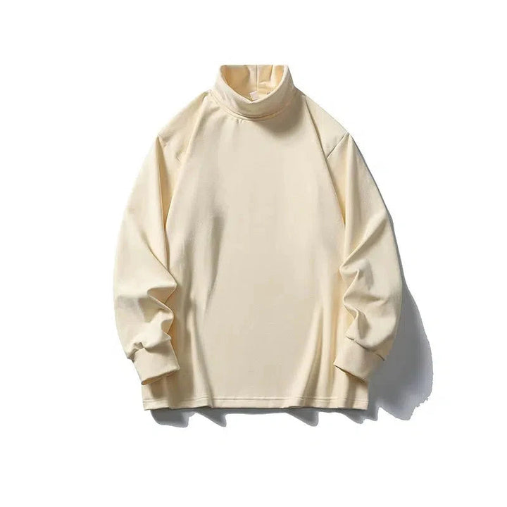 Classic High-Neck Long Sleeve T-Shirts