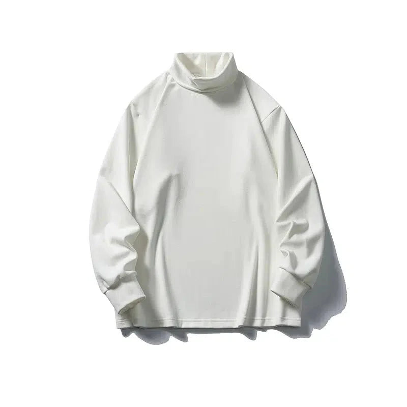 Classic High-Neck Long Sleeve T-Shirts