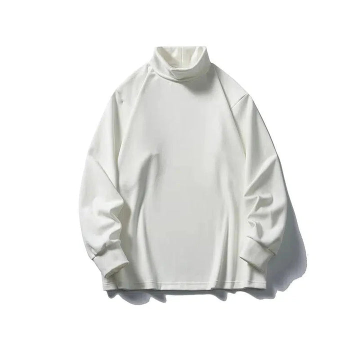 Classic High-Neck Long Sleeve T-Shirts