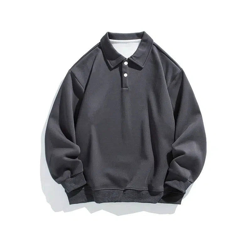 Classic Long-Sleeve Polo Shirt