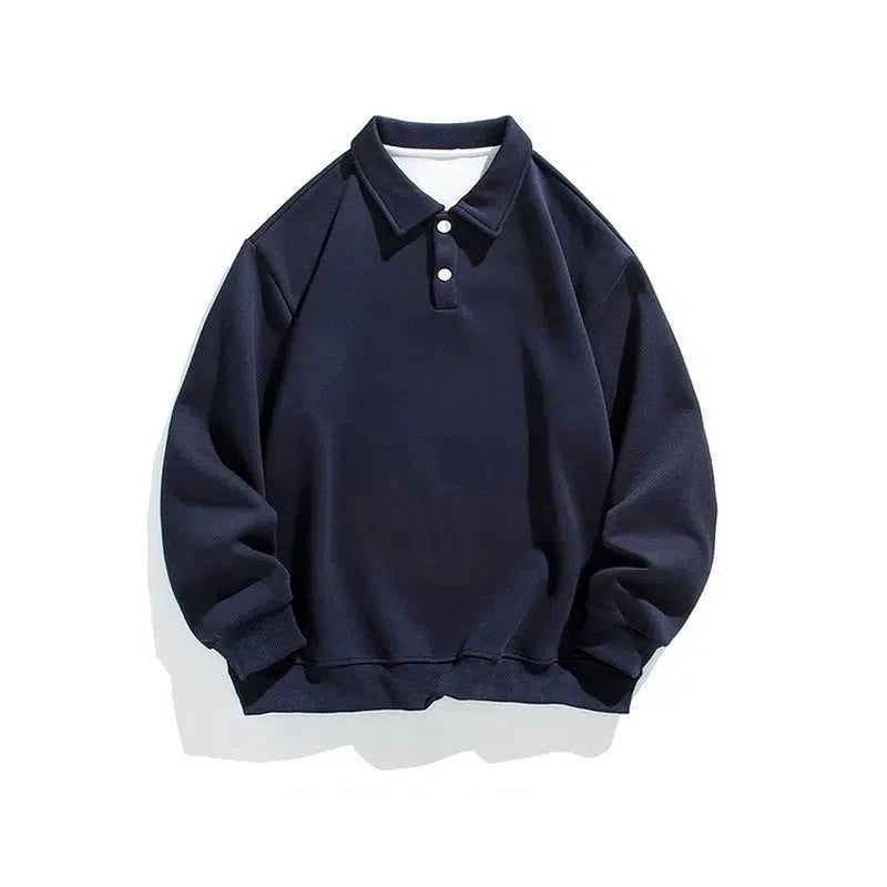 Classic Long-Sleeve Polo Shirt