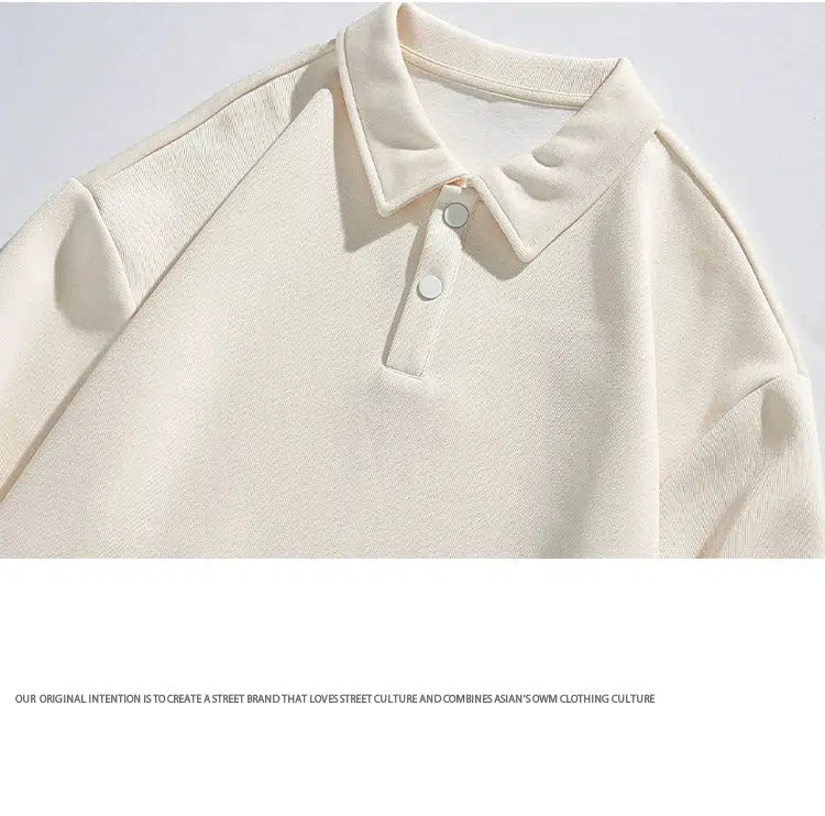 Classic Long-Sleeve Polo Shirt