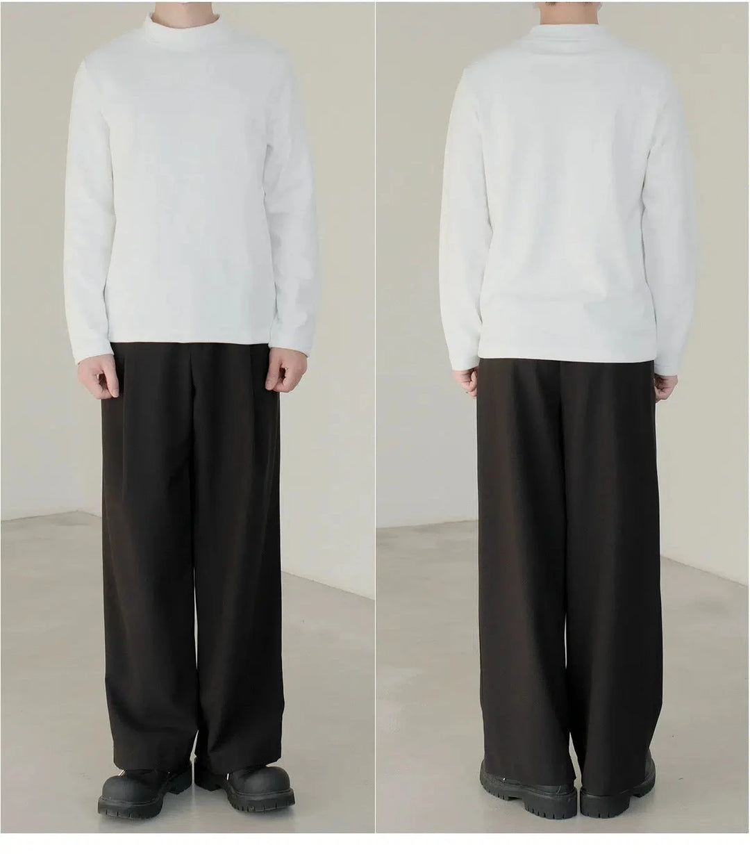 Classic Mock Neck Pullover