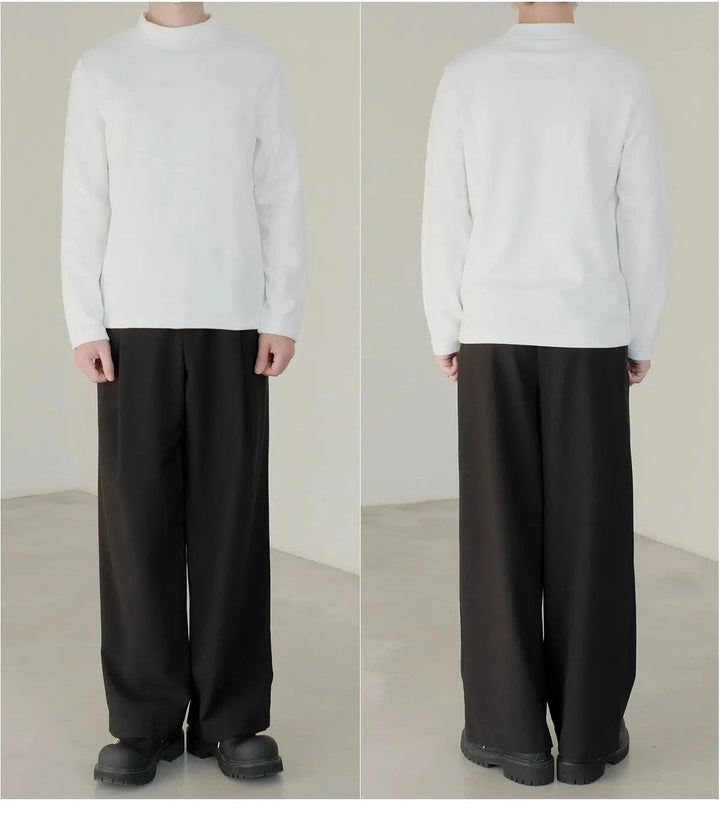 Classic Mock Neck Pullover