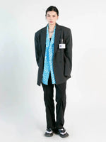 Classic Pinstripe Blazer Jacket