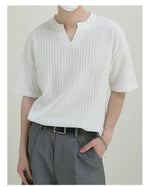 Classic Short-Sleeve Knit Pullover
