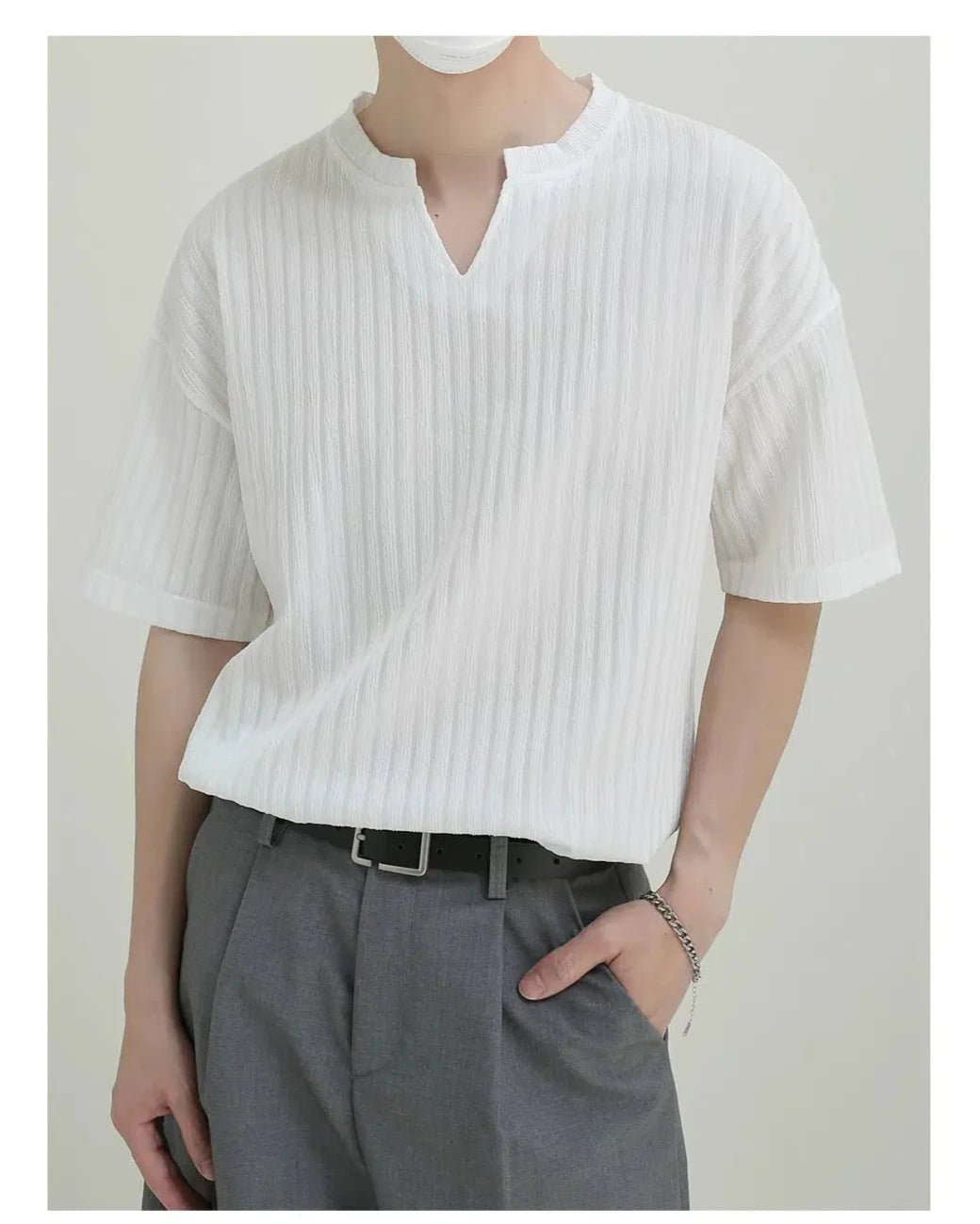 Classic Short-Sleeve Knit Pullover