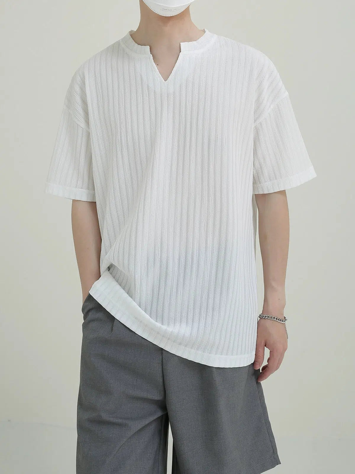 Classic Short-Sleeve Knit Pullover