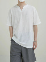 Classic Short-Sleeve Knit Pullover