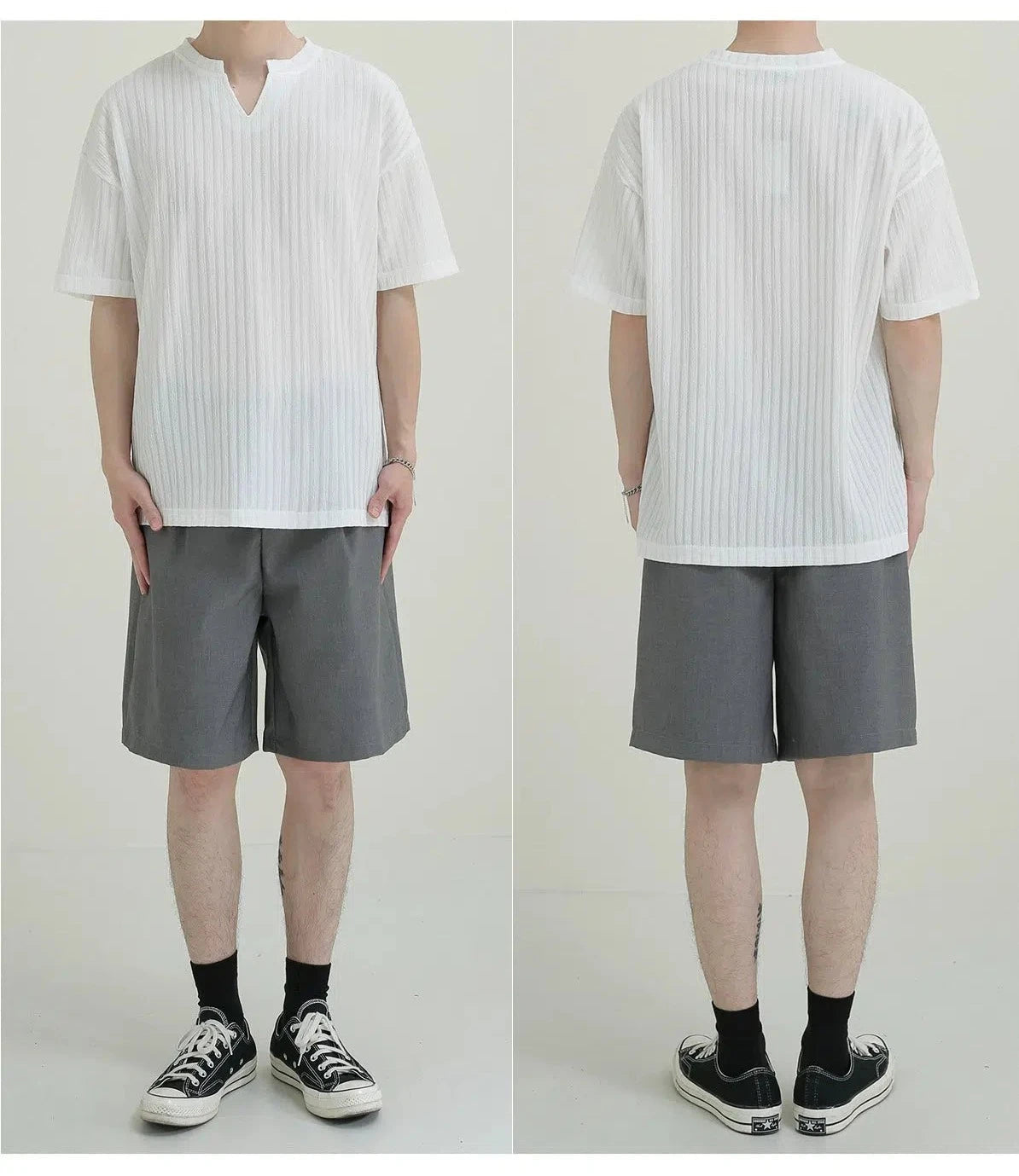 Classic Short-Sleeve Knit Pullover