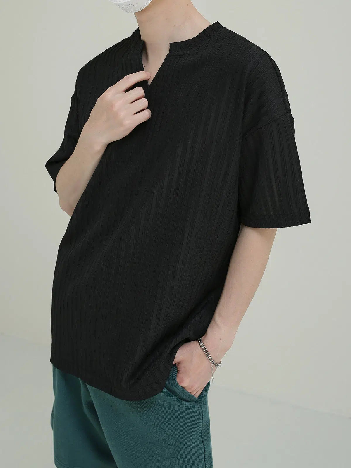 Classic Short-Sleeve Knit Pullover