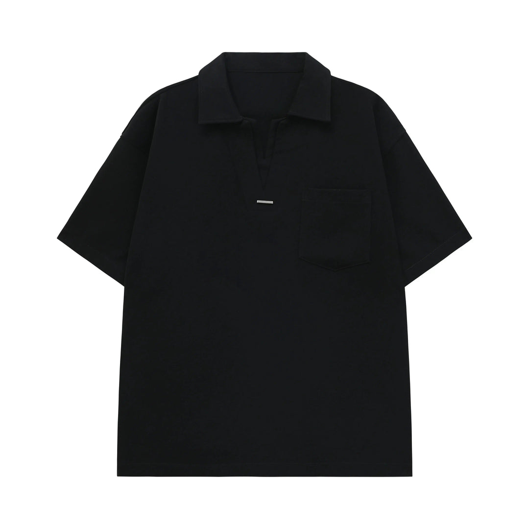 Classic Short Sleeve Polo with Chest Pocket