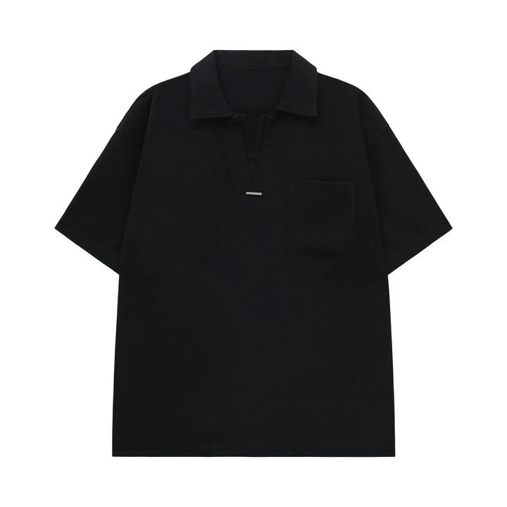 Classic Short Sleeve Polo with Chest Pocket
