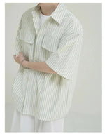 Classic Striped Button-down Shirt