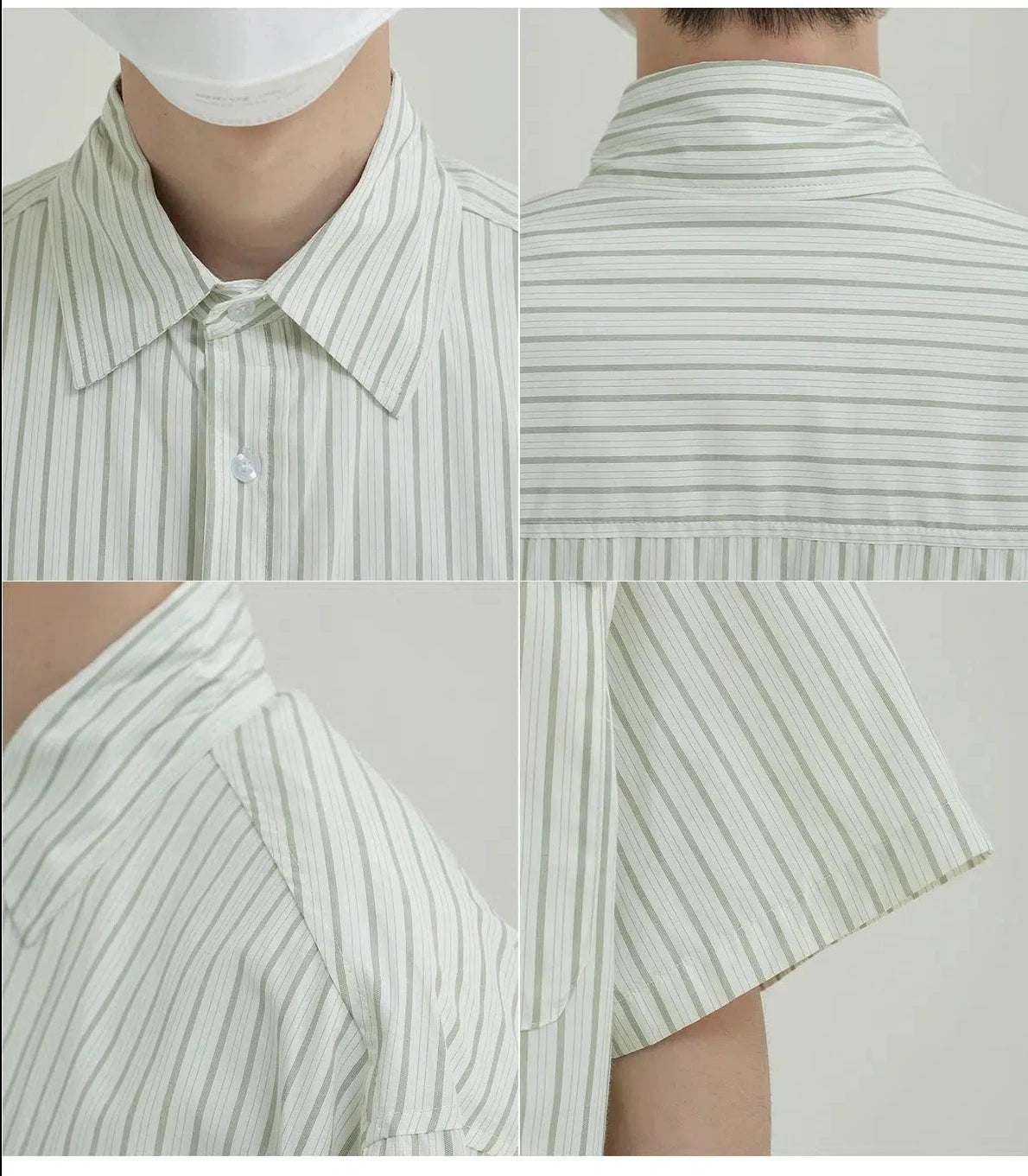 Classic Striped Button-down Shirt