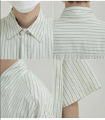 Classic Striped Button-down Shirt