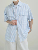 Classic Striped Button-down Shirt