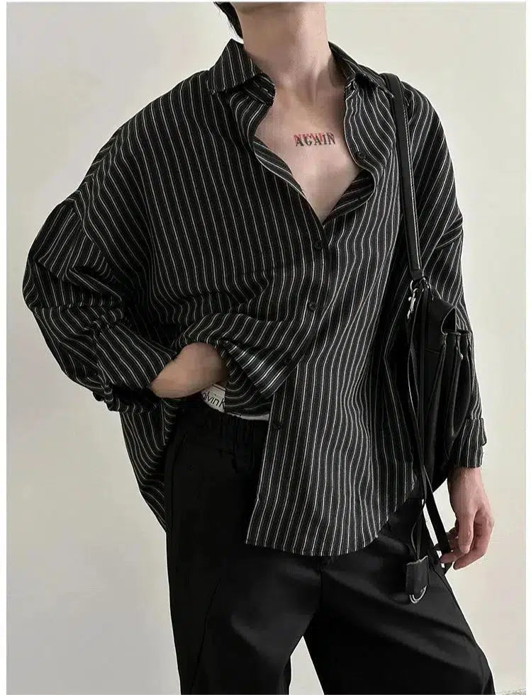 Classic Striped Button-up Shirt