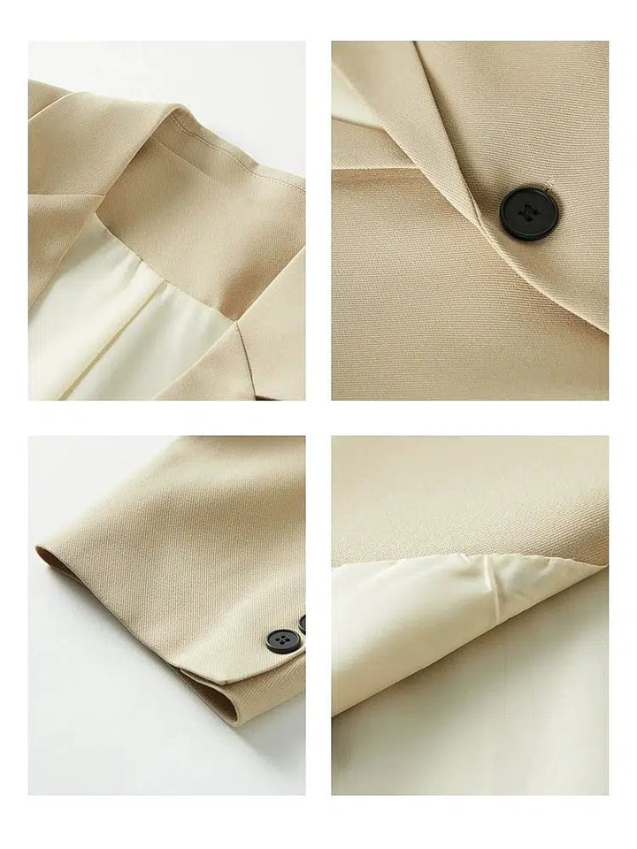 Classic Tailored Blazer Jacket