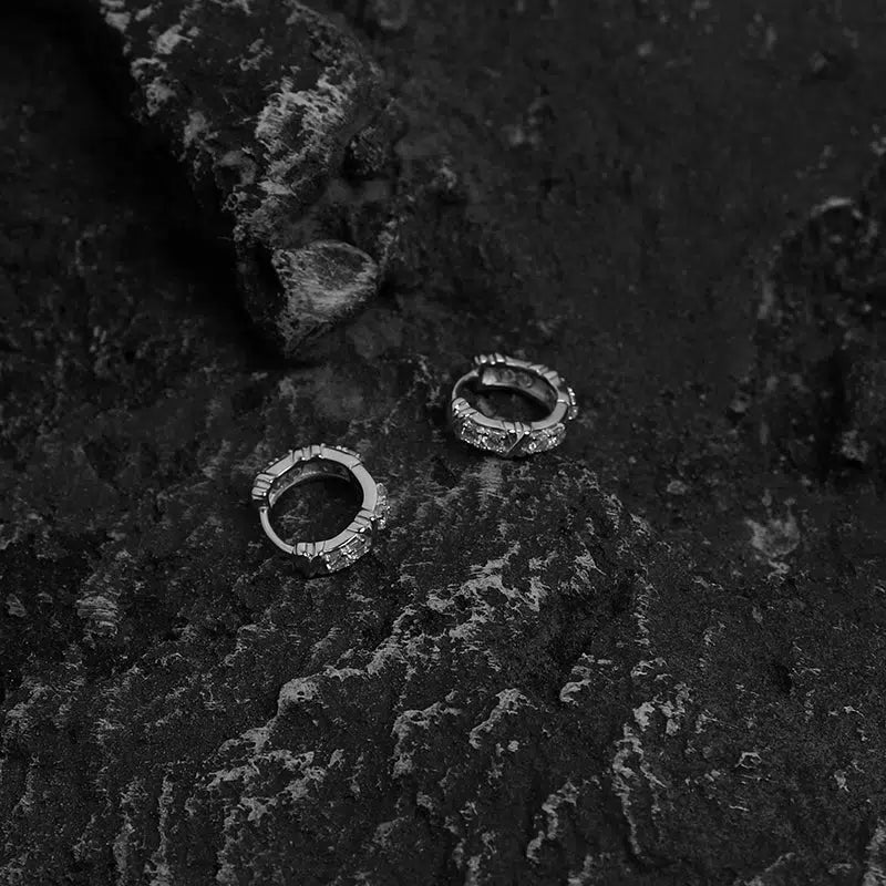 Classic Textured Hoop Earrings