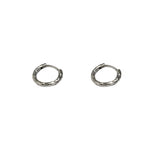 Classic Textured Hoop Earrings