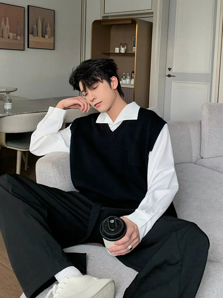 Classic V-Neck Sweater Vest