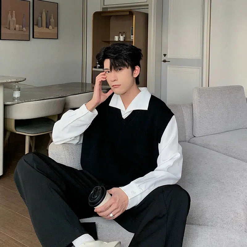 Classic V-Neck Sweater Vest