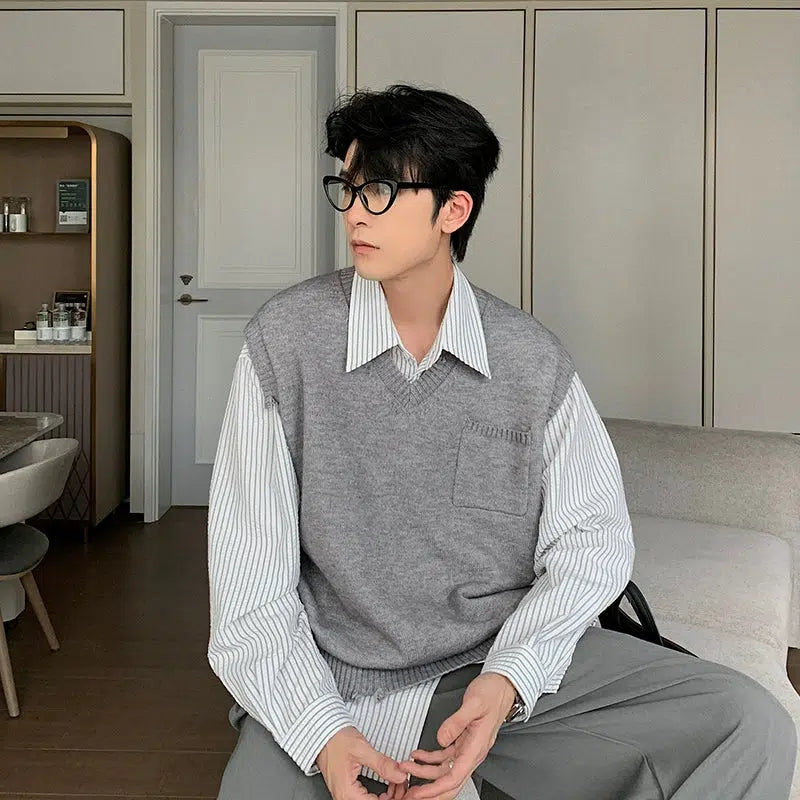 Classic V-Neck Sweater Vest