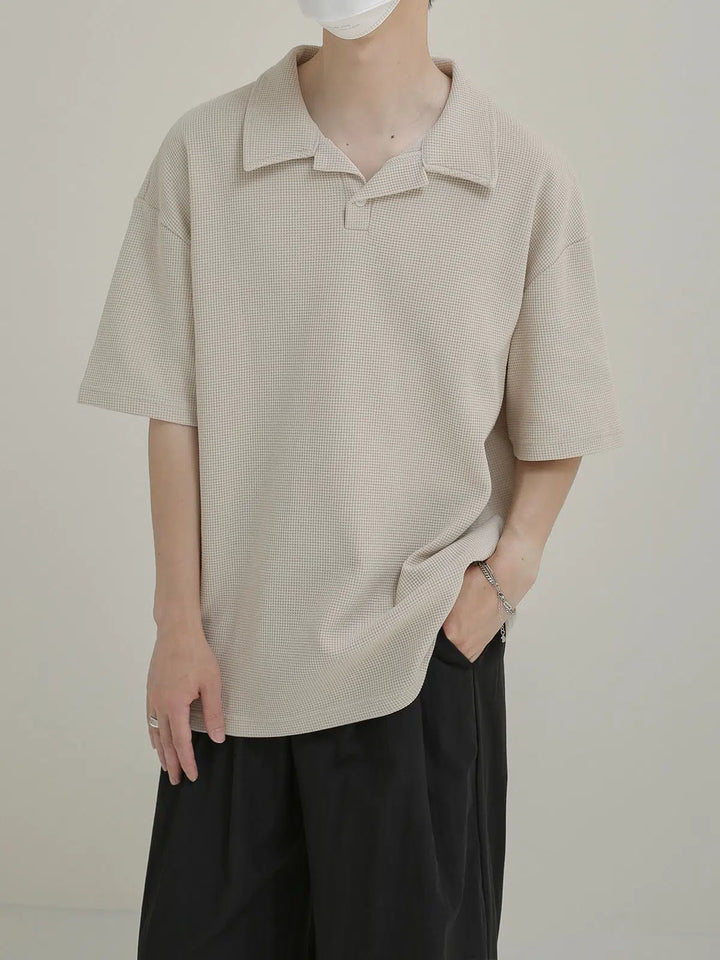Classic-fit Knit Polo T-shirt