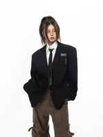 Classic-fit Oversized Blazer Jacket