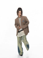 Classic-fit Oversized Blazer Jacket