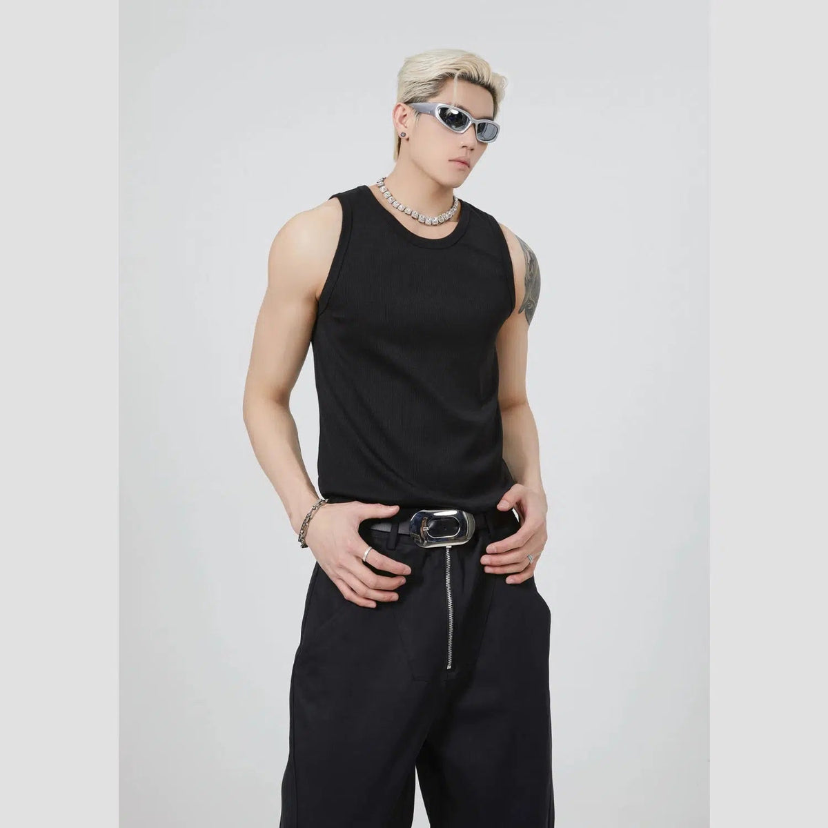 Classic-fit Sleeveless Tank Top