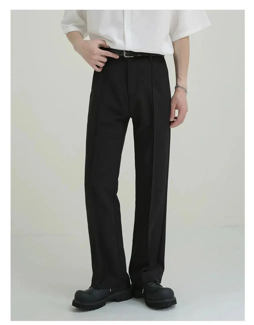 Classic-fit Straight-Leg Trousers