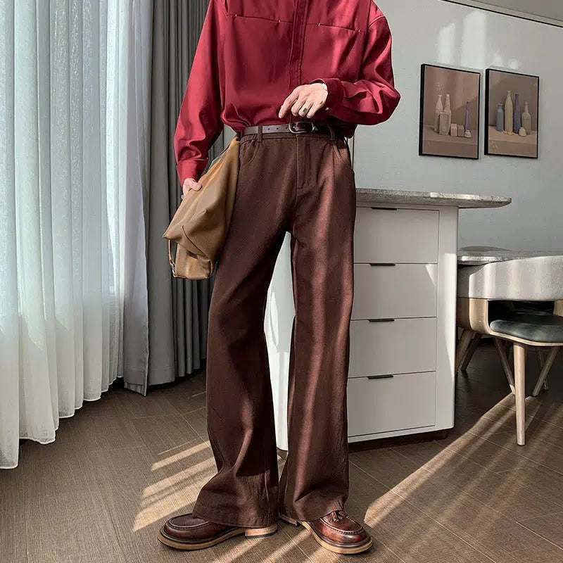 Cleanfit Wide-Leg Denim Pants