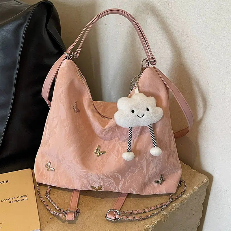 Cloud Charm Chain Strap Handbag