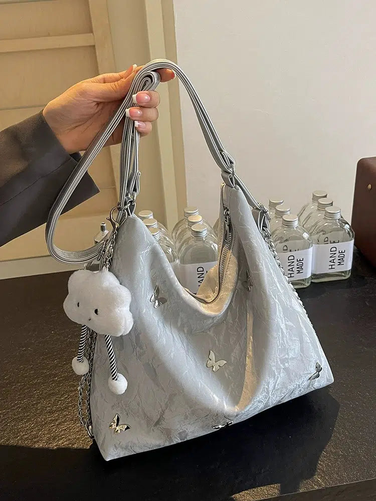 Cloud Charm Chain Strap Handbag