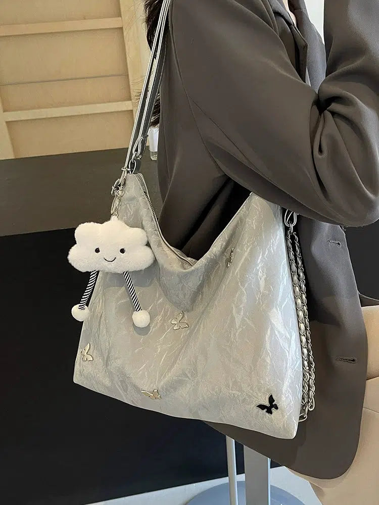 Cloud Charm Chain Strap Handbag