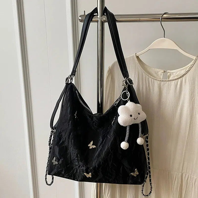 Cloud Charm Chain Strap Handbag