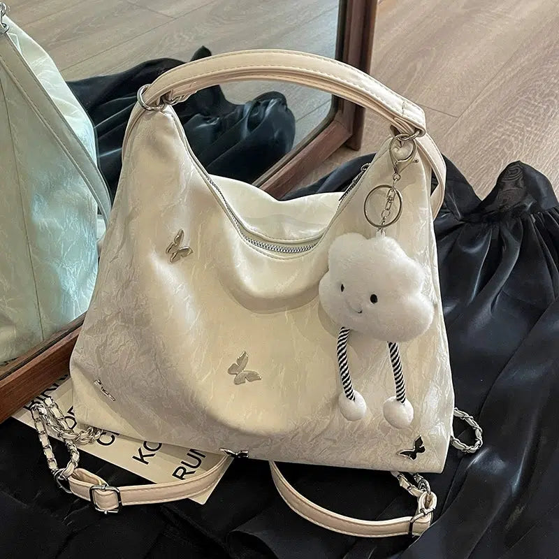 Cloud Charm Chain Strap Handbag