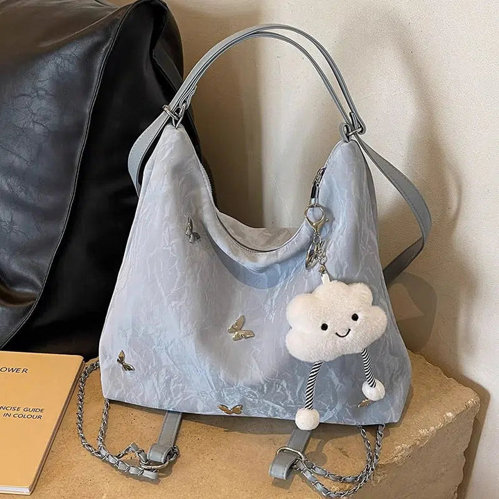 Cloud Charm Chain Strap Handbag