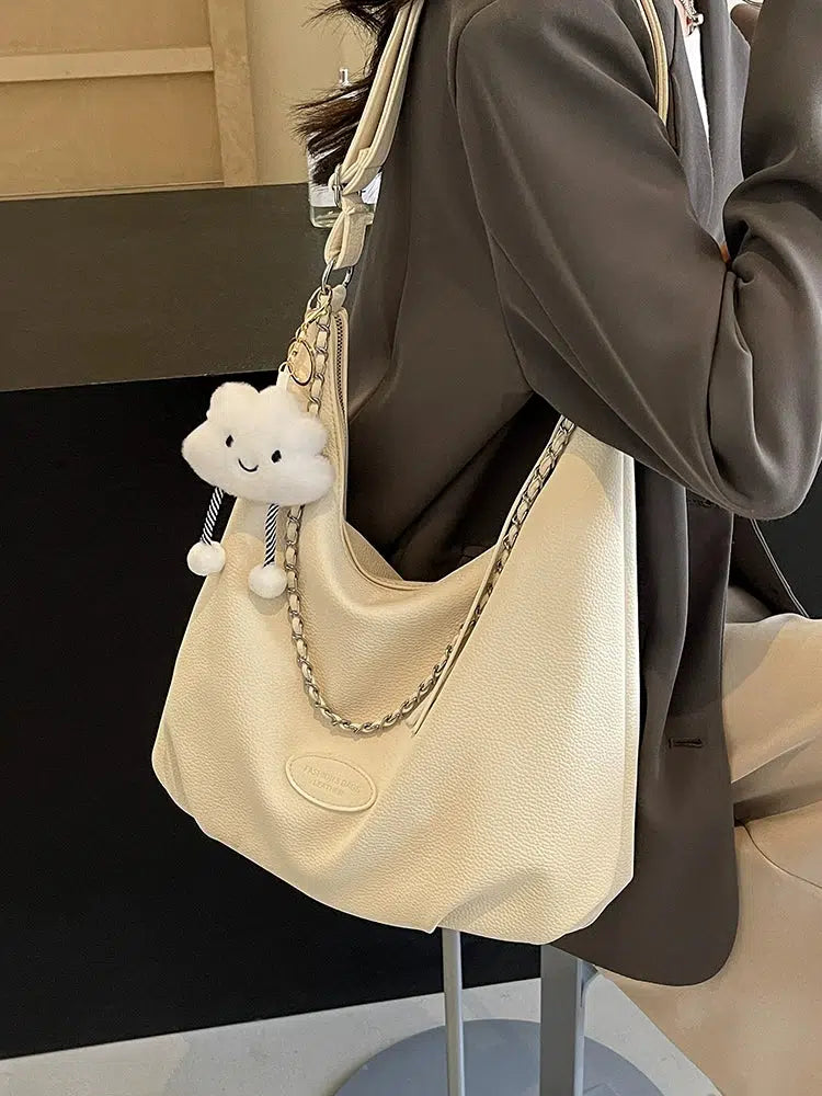 Cloud Charm Chain Strap Shoulder Bag