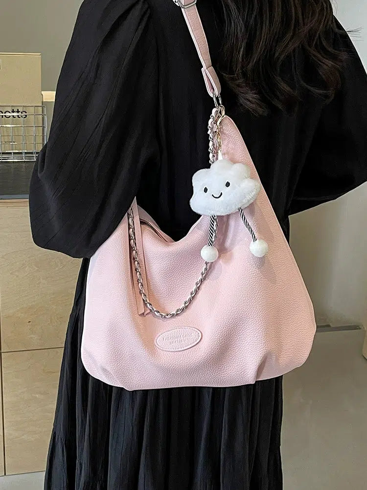 Cloud Charm Chain Strap Shoulder Bag