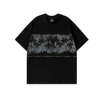 Coconut Tree Print Oversize T-shirt