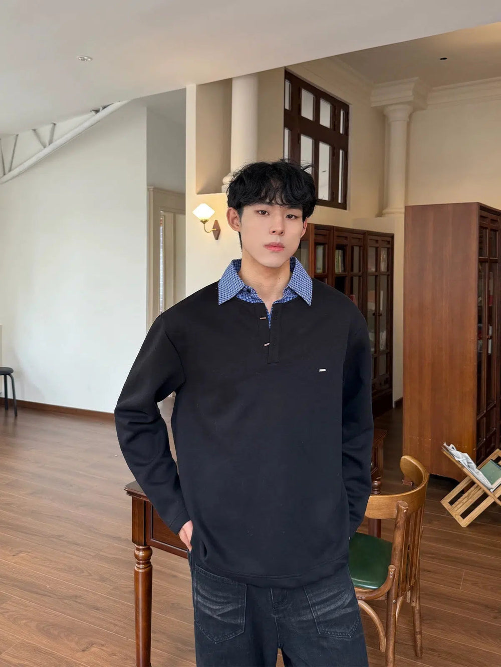 Collared Long Sleeve Shirt